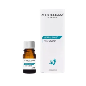 VERRU SHOT happeline vedelik – professionaalne lahendus soolatüükkade raviks (4 ml)