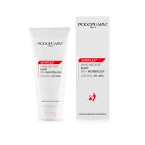 Käte ja jalgade mask mikrohõbedaga 10% uureaga (75 ml)