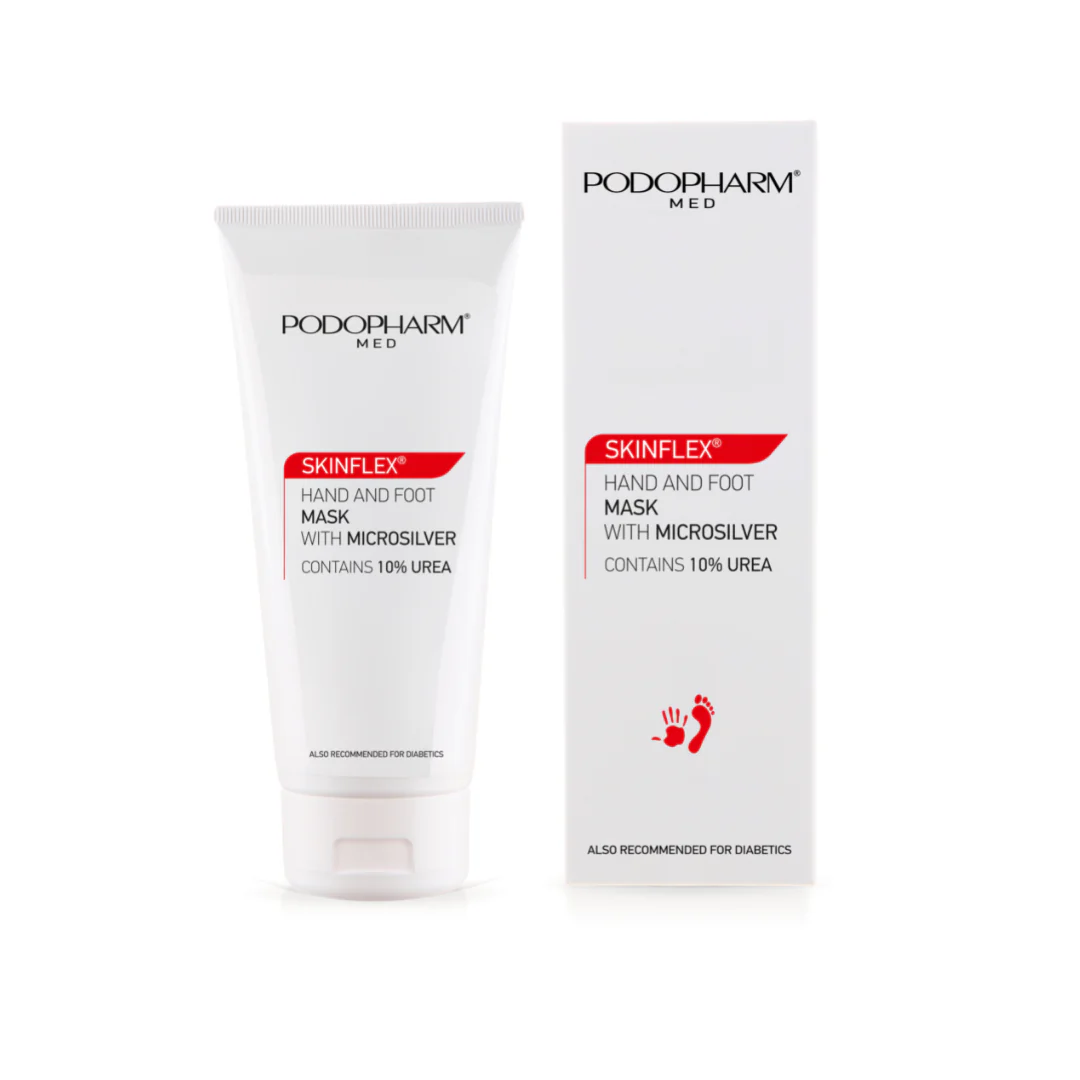 Käte ja jalgade mask mikrohõbedaga 10% uureaga (75 ml)